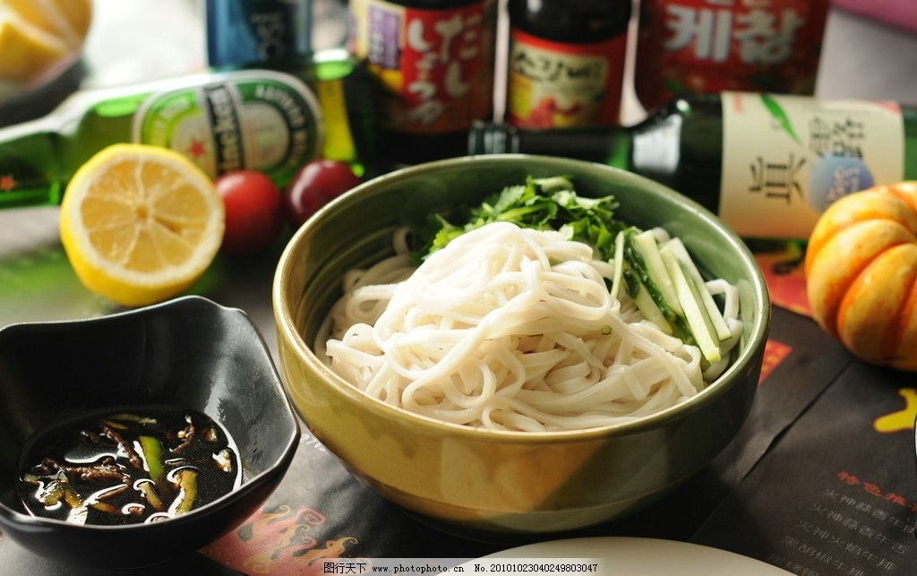 打卤面图片,面条 尖椒烧面 东北美食 美味 面食