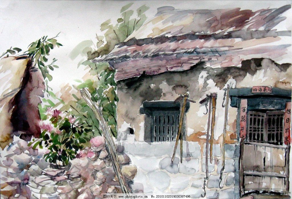 赴德清一带风景写生