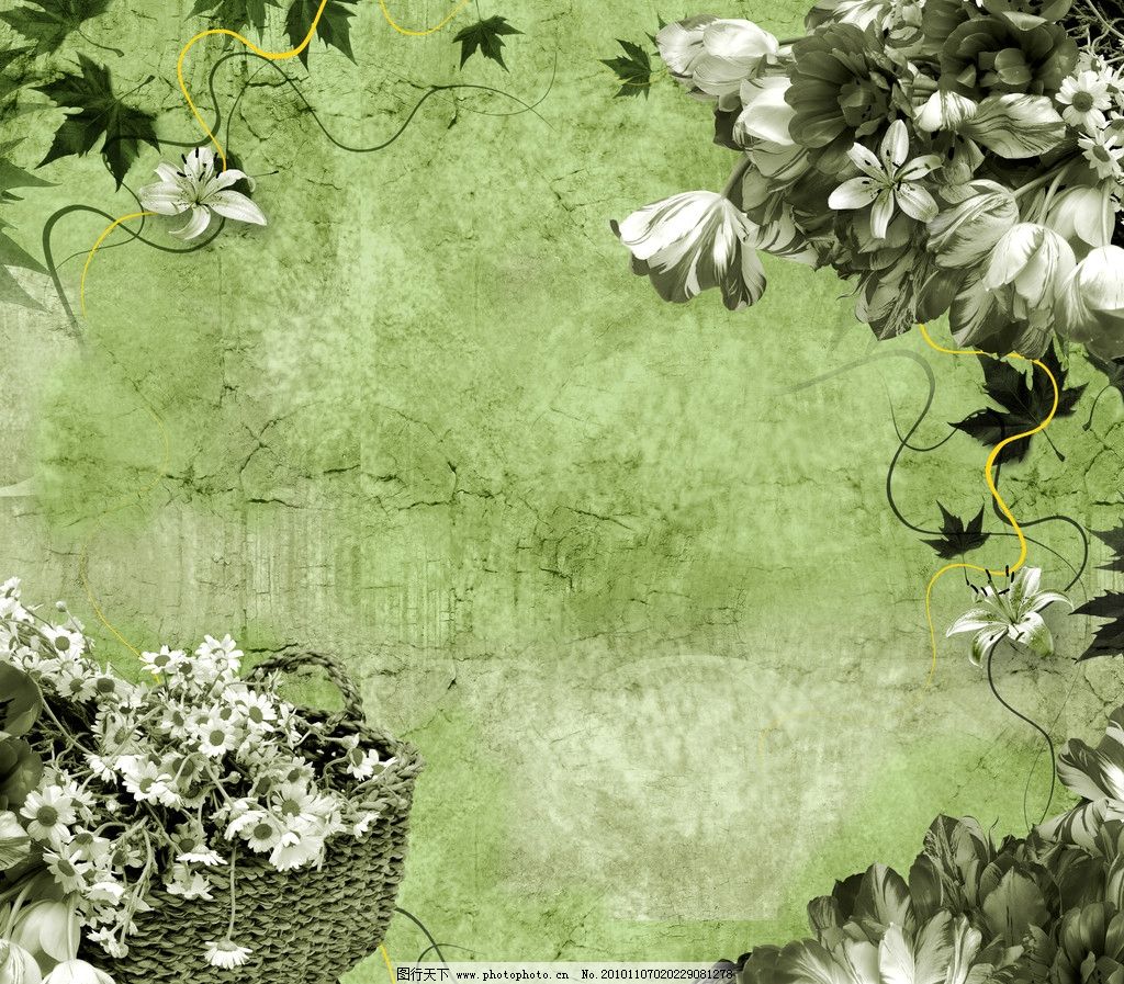 怀旧复古花纹背景 花边 布纹 底纹 边框 欧式 时尚 传统 古典
