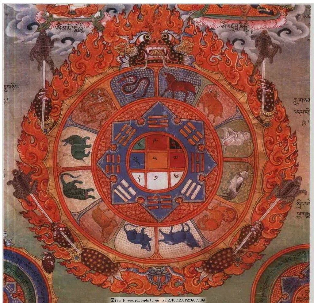 九宫八卦图图片