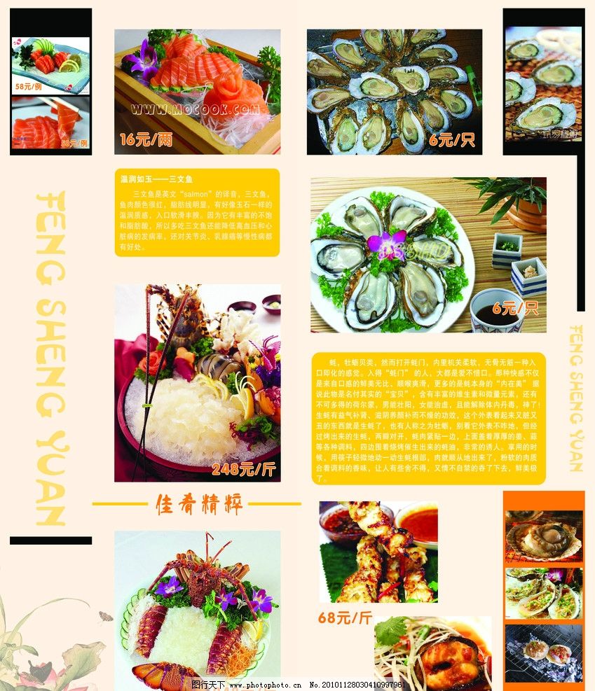 制作菜谱的英语手抄报