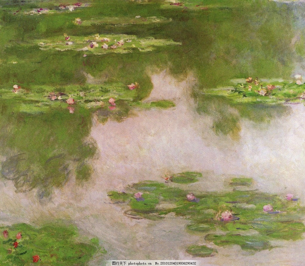 印象派油画 欧美油画 油画 英国 英国油画 油画作品 风景油画 油画风景 风景 欧洲油画 大师作品 当代艺术家作品 艺术家 画家作品 西方油画 印象派 经典油画 天空 白云 树木 植物 荷塘 池塘 莲花 荷花 荷叶 印象派画家作品之二 绘画书法 文化艺术 设计 300DPI JPG