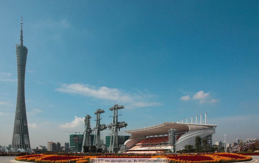 2010年广州亚运会开幕场馆图片