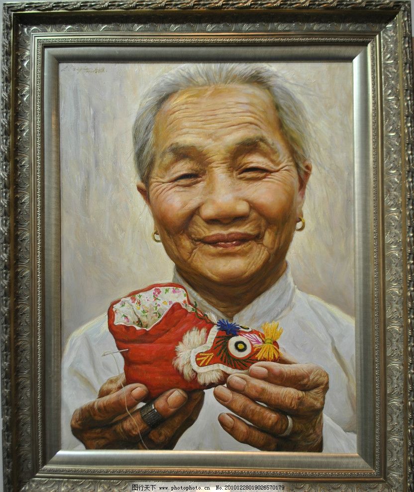 李自健油画 李自健作品 写实绘画 人物油画 欧式绘画 岁月 老人