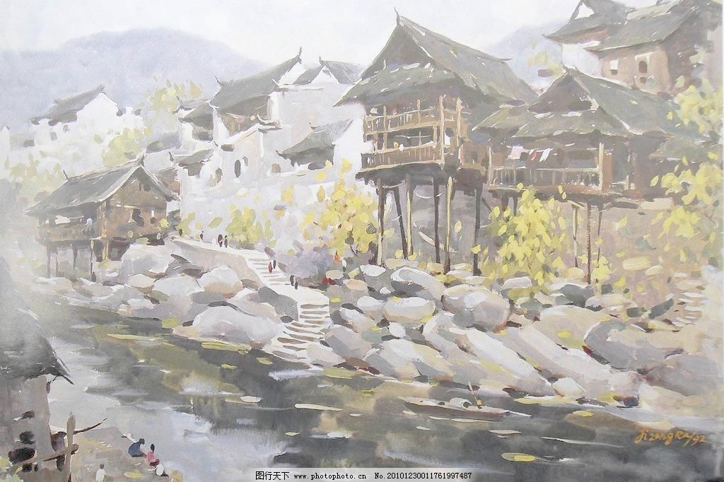 100DPI JPG 倒影 房屋 风景 古朴 湖面 绘画书法 建筑 老房子 水粉设计素材 水粉模板下载 水粉 水彩 水彩画 风景 水彩风景画 民居 房屋 老房子 古朴 建筑 民间古迹 吊脚楼 湖面 水面 倒影 石阶 绘画书法 文化艺术 设计 100dpi jpg 装饰素材 山水风景画