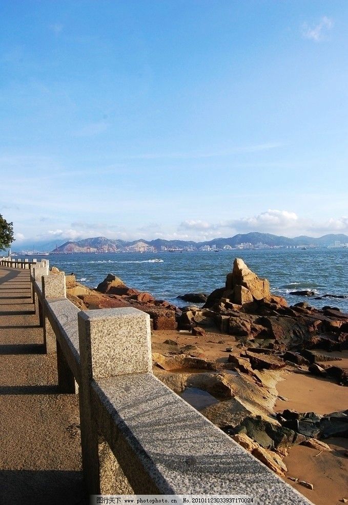 厦门掠影 风景 蓝天 天空 沙滩 路 鼓浪屿海边 国内旅游 摄影